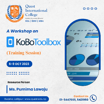 KoBoToolbox training session at Quest International College