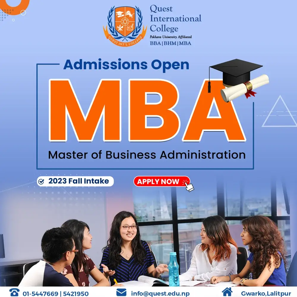 Admission Open - MBA (Master in Business Administration) in Nepal